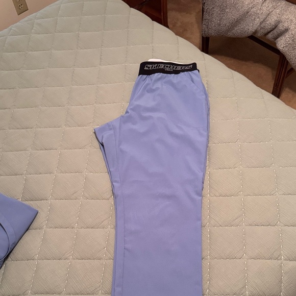 Skechers Ceil Blue Scrub Pants - Picture 1 of 3